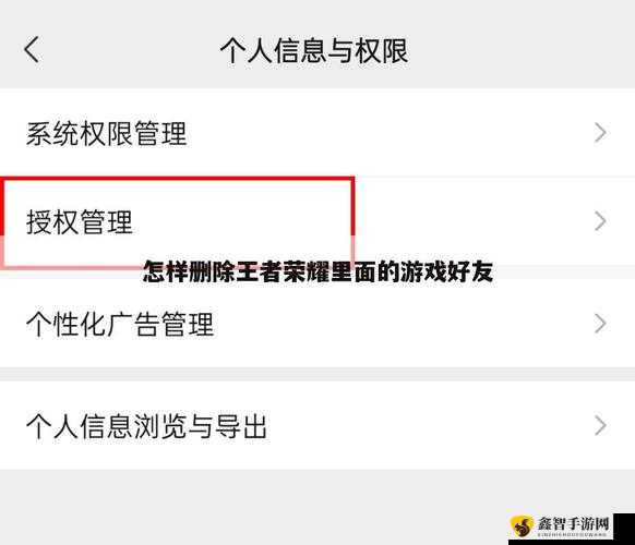 王者荣耀删好友全攻略 简单几步轻松搞定不再烦恼