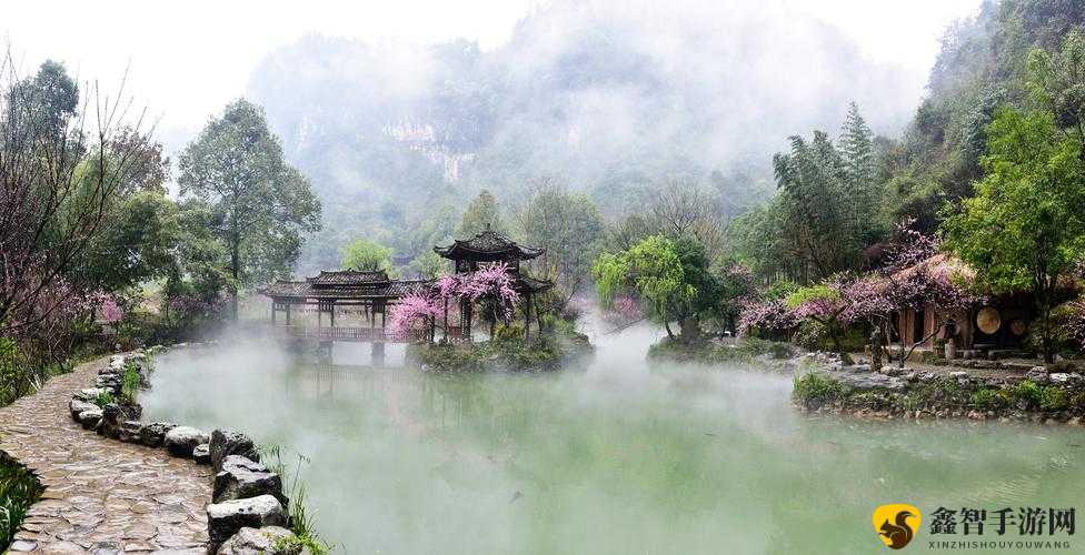 桃花源口水潺潺：探寻那片宁静的桃源仙境