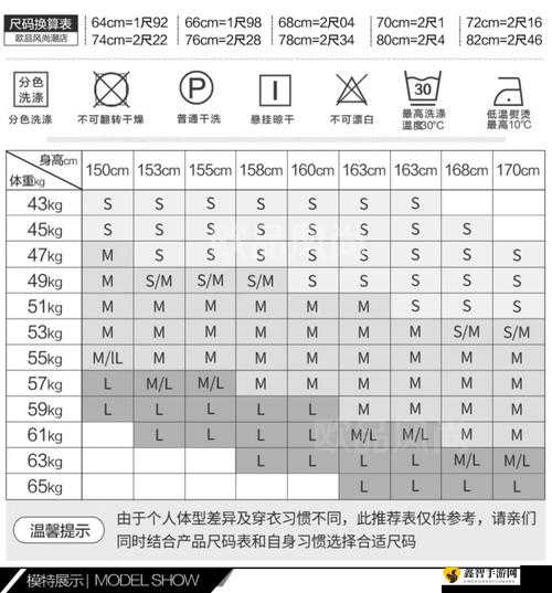 2023 年国产尺码与欧洲尺码表- 精准匹配的秘密