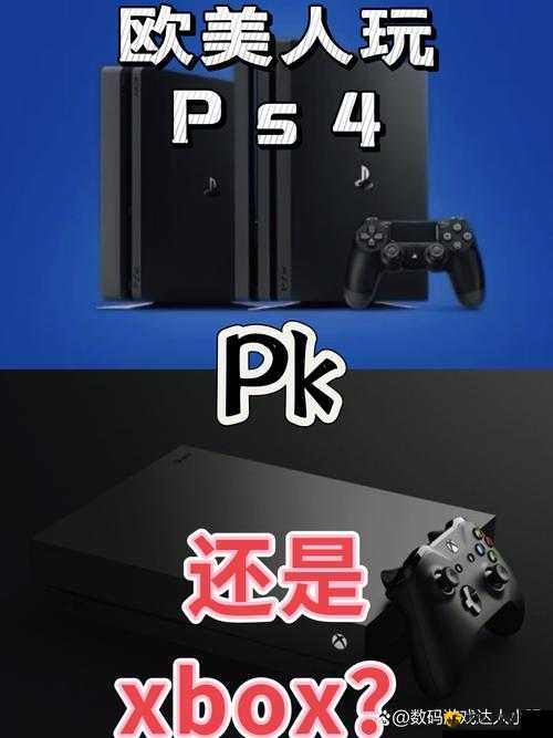 欧美人玩 PS4：Xbox=？